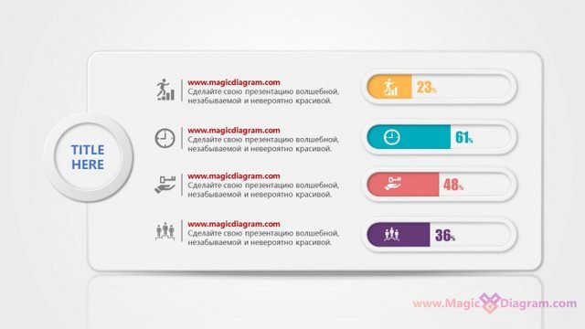 Шаблон діаграми для PowerPoint: Інфографіка з діаграмою