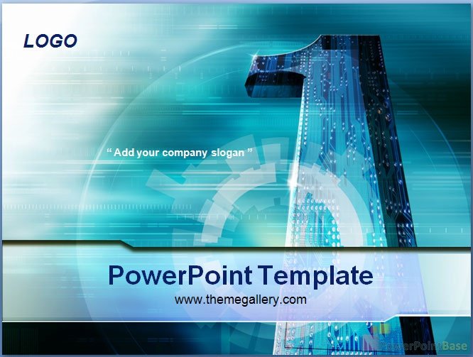 Завантажити Шаблон PowerPoint про технології №63 для презентації безкоштовно