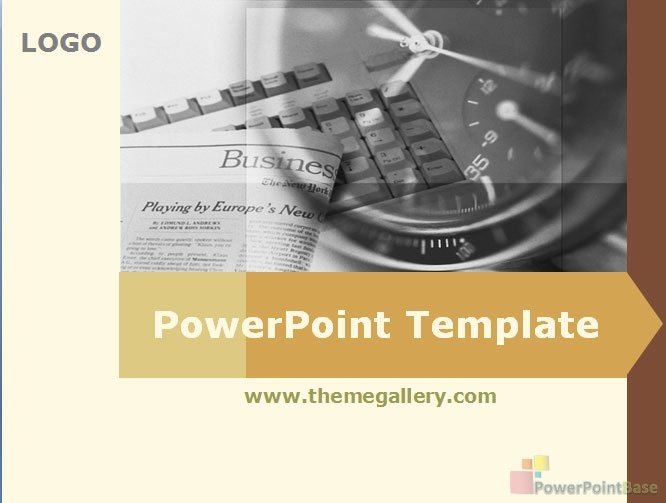 Завантажити Шаблон PowerPoint на тему часу №8 для презентації безкоштовно