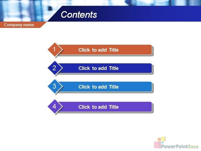 Yuklab olish PowerPoint shabloni ¹13 ko’k tuslarda taqdimot uchun bepul