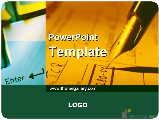 Yuklab olish PowerPoint shabloni ¹19 yashil tuslarda taqdimot uchun bepul