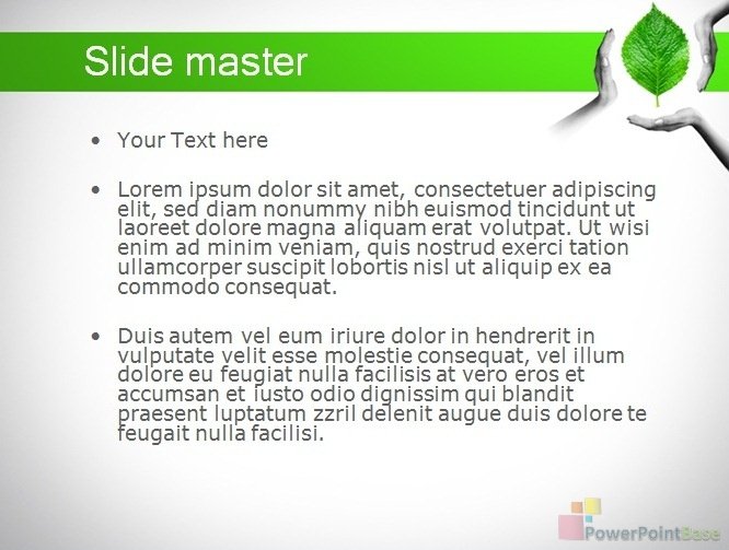 Завантажити Шаблон PowerPoint про природу №298 для презентації безкоштовно