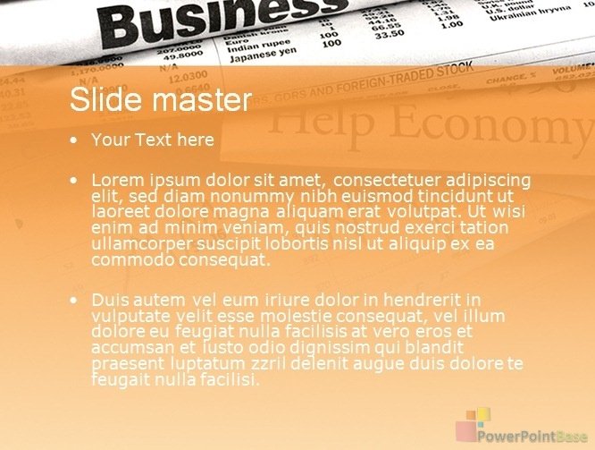 Yuklab olish Biznes uchun PowerPoint shabloni ¹303 taqdimot uchun bepul