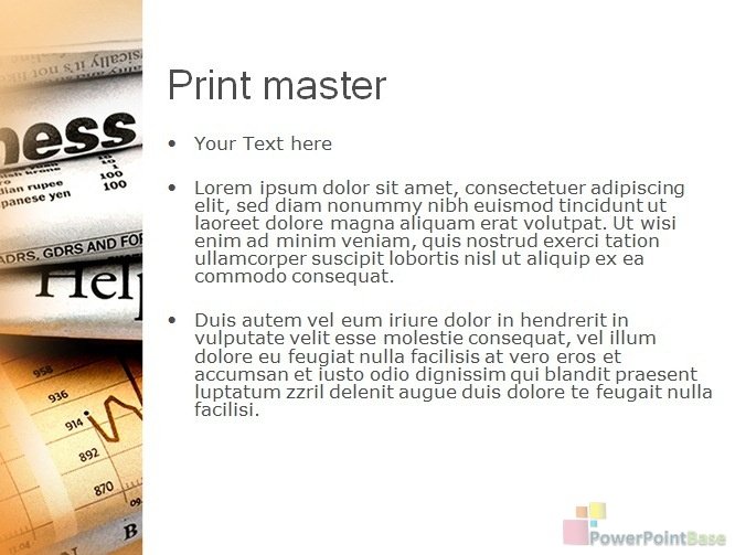 Yuklab olish Biznes uchun PowerPoint shabloni ¹303 taqdimot uchun bepul
