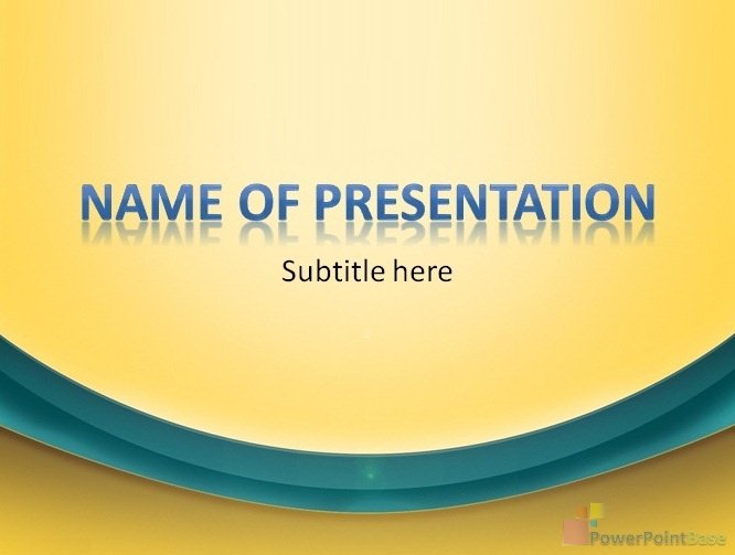 Завантажити Шаблон PowerPoint №342 у жовтих тонах для презентації безкоштовно