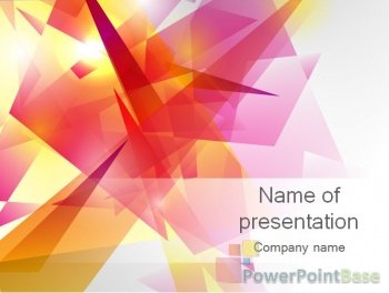 Yuklab olish Abstrakt PowerPoint shabloni �310 taqdimot uchun bepul