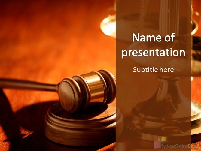 Завантажити Шаблон PowerPoint з права №379 для презентації безкоштовно