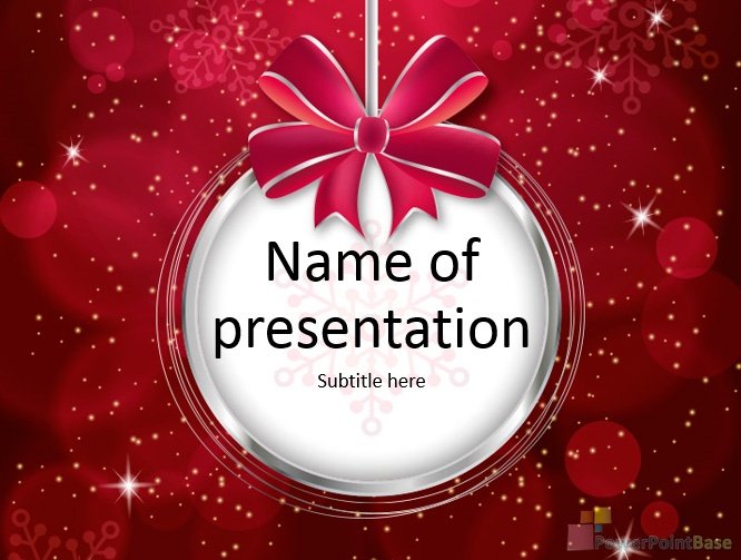 Завантажити Святковий шаблон PowerPoint №448 для презентації безкоштовно