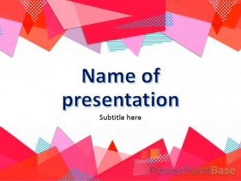 Yuklab olish Abstrakt PowerPoint shabloni �481 taqdimot uchun bepul