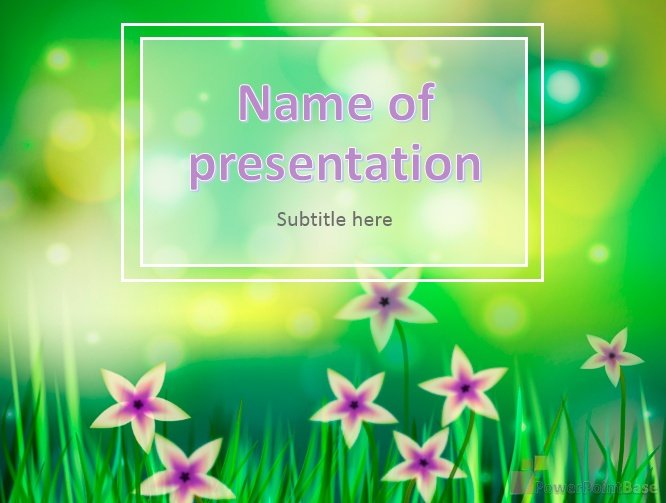 Yuklab olish Tabiat haqida PowerPoint shabloni ¹495 taqdimot uchun bepul
