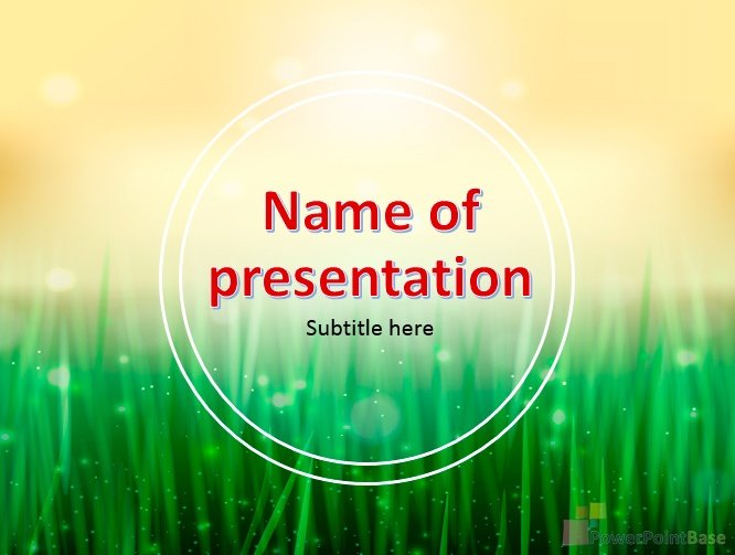 Завантажити Шаблон PowerPoint про природу №499 для презентації безкоштовно