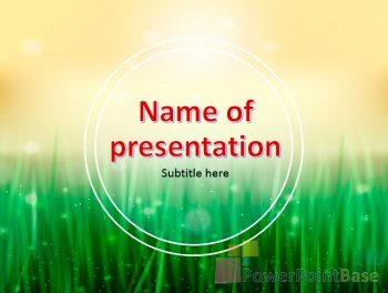 Yuklab olish Tabiat haqida PowerPoint shabloni �499 taqdimot uchun bepul