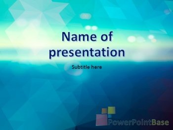 Yuklab olish Abstrakt PowerPoint shabloni �506 taqdimot uchun bepul