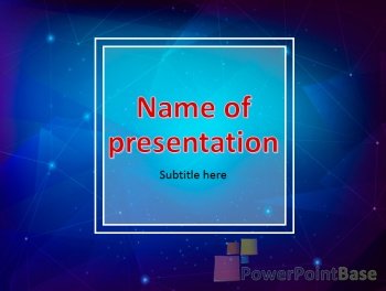 Yuklab olish Abstrakt PowerPoint shabloni �512 taqdimot uchun bepul