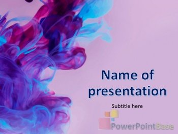 Yuklab olish PowerPoint shabloni �517 binafsha tuslarda taqdimot uchun bepul