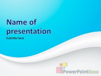 Yuklab olish PowerPoint shabloni �519 oq tuslarda taqdimot uchun bepul