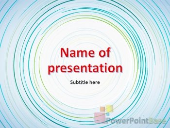 Yuklab olish Abstrakt PowerPoint shabloni �523 taqdimot uchun bepul
