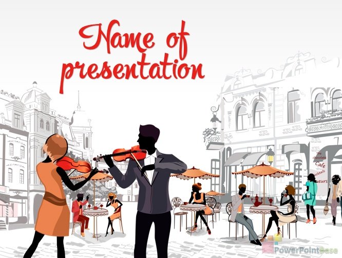 Завантажити Мальований шаблон PowerPoint №532 для презентації безкоштовно