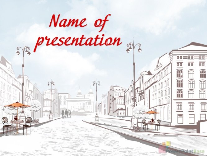 Завантажити Мальований шаблон PowerPoint №534 для презентації безкоштовно