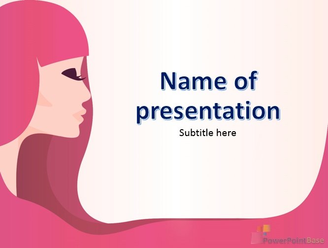 Завантажити Шаблон PowerPoint №545 у рожевих тонах для презентації безкоштовно