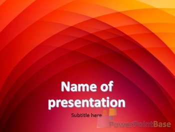 Yuklab olish PowerPoint shabloni �556 qizil tuslarda taqdimot uchun bepul