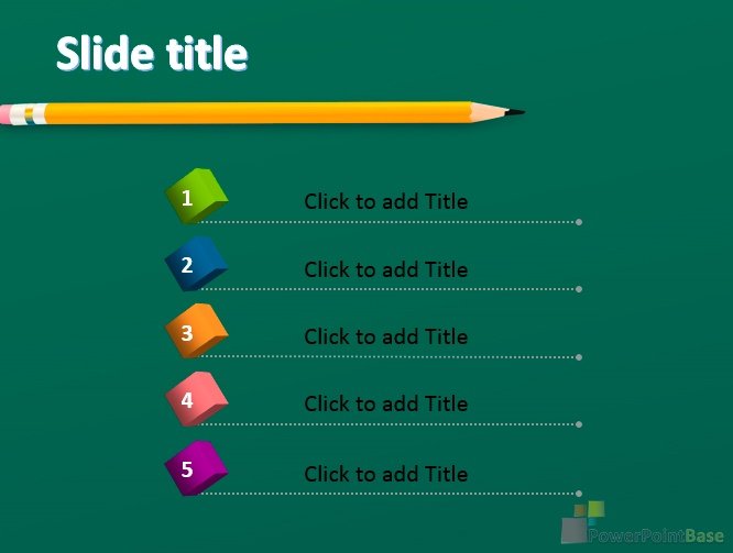 Завантажити Шкільний шаблон PowerPoint №559 для презентації безкоштовно