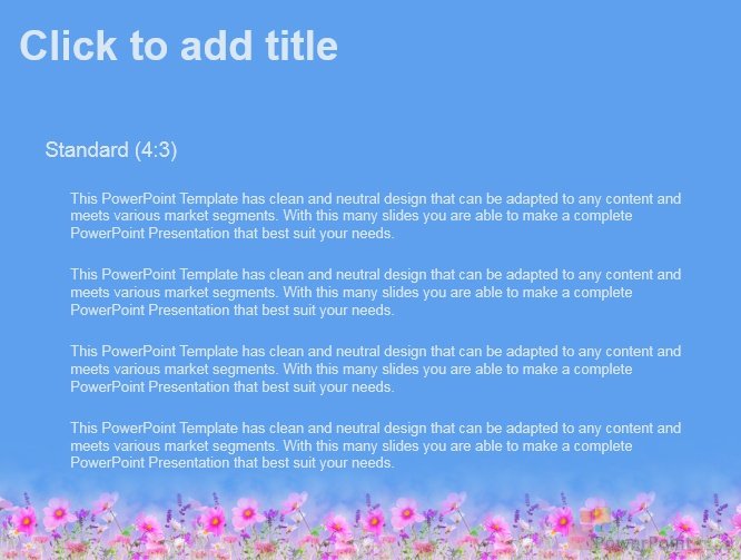 Завантажити Шаблон PowerPoint про природу №574 для презентації безкоштовно