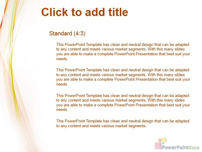 Yuklab olish Abstrakt PowerPoint shabloni ¹581 taqdimot uchun bepul