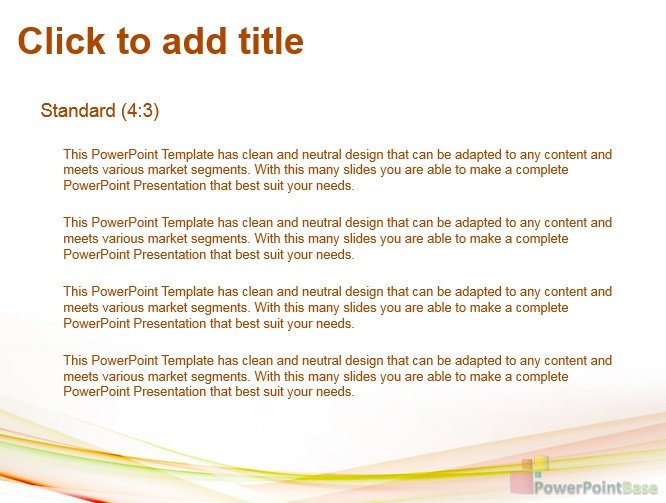 Yuklab olish Abstrakt PowerPoint shabloni ¹581 taqdimot uchun bepul
