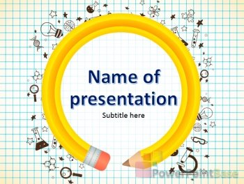 Yuklab olish Maktab PowerPoint shabloni �562 taqdimot uchun bepul