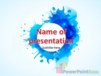 Yuklab olish Abstrakt PowerPoint shabloni �563 taqdimot uchun bepul