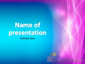 Yuklab olish Abstrakt PowerPoint shabloni �587 taqdimot uchun bepul