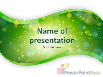 Yuklab olish Abstrakt PowerPoint shabloni �595 taqdimot uchun bepul