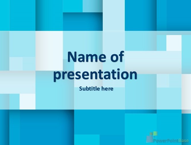 Yuklab olish PowerPoint shabloni ¹616 ko’k tuslarda taqdimot uchun bepul