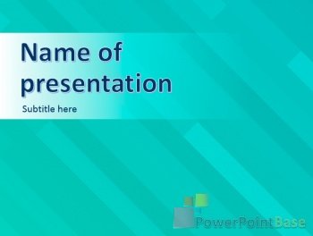 Yuklab olish PowerPoint shabloni �614 ko�k tuslarda taqdimot uchun bepul