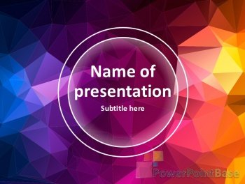 Yuklab olish Abstrakt PowerPoint shabloni �631 taqdimot uchun bepul