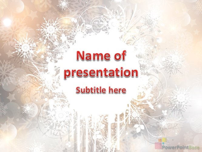 Yuklab olish Yangi yil PowerPoint shabloni �642 taqdimot uchun bepul