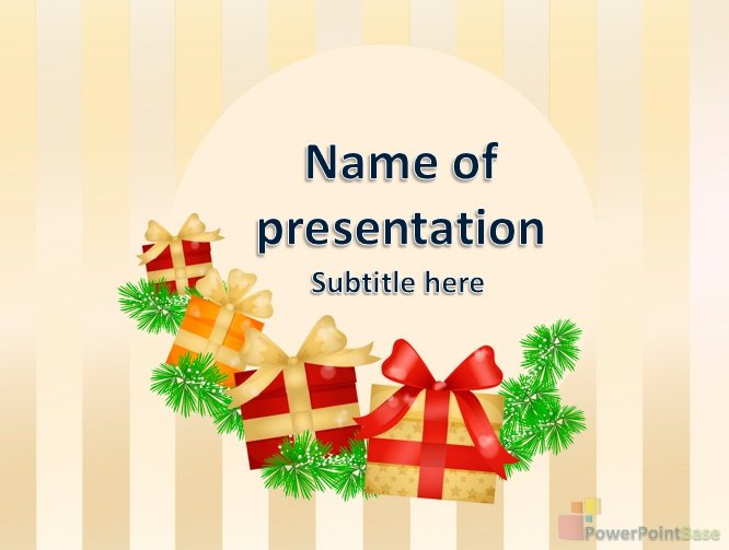 Yuklab olish Bayramona PowerPoint shabloni �655 taqdimot uchun bepul