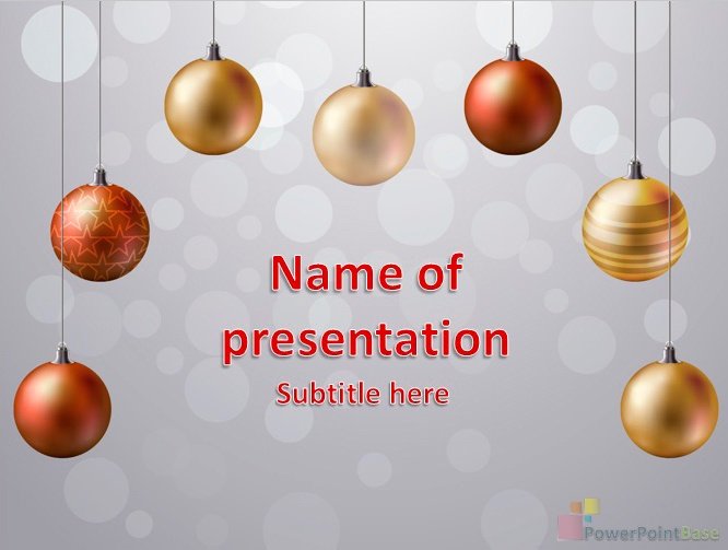 Yuklab olish Yangi yil PowerPoint shabloni ¹669 taqdimot uchun bepul