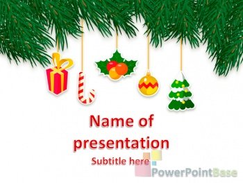 Yuklab olish Bayramona PowerPoint shabloni �653 taqdimot uchun bepul