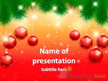 Yuklab olish Bayramona PowerPoint shabloni �680 taqdimot uchun bepul