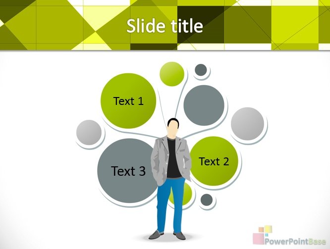 Yuklab olish PowerPoint shabloni ¹701 yashil tuslarda taqdimot uchun bepul