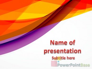 Yuklab olish PowerPoint shabloni �704 to�q sariq tuslarda taqdimot uchun bepul