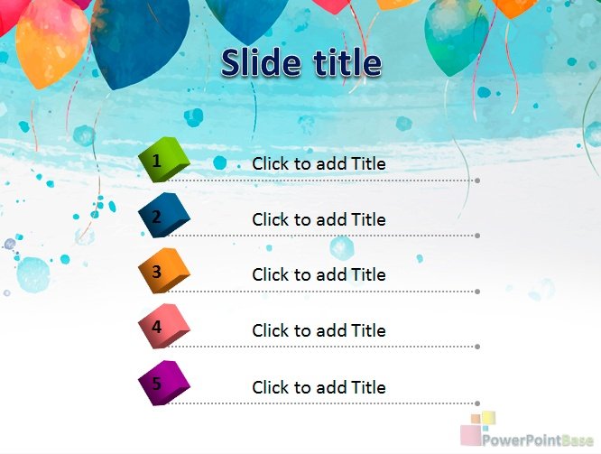 Yuklab olish Bayramona PowerPoint shabloni ¹710 taqdimot uchun bepul