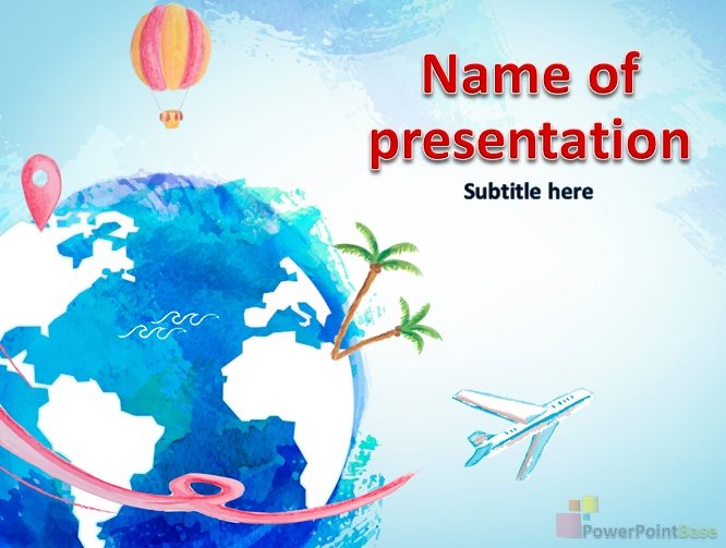 Yuklab olish Turizm haqida PowerPoint shabloni �728 taqdimot uchun bepul