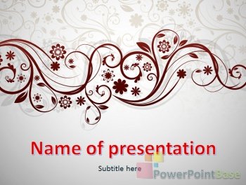 Yuklab olish Abstrakt PowerPoint shabloni �717 taqdimot uchun bepul