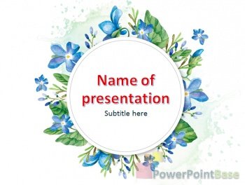 Yuklab olish Tabiat haqida PowerPoint shabloni �734 taqdimot uchun bepul