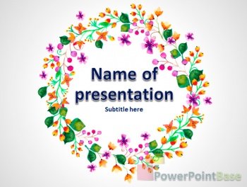 Yuklab olish Tabiat haqida PowerPoint shabloni �740 taqdimot uchun bepul