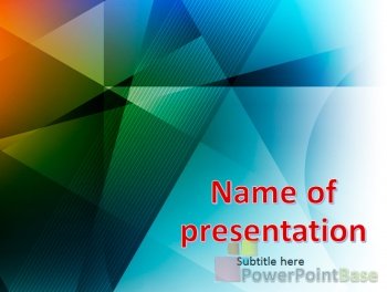 Yuklab olish PowerPoint shabloni �748 ko�k tuslarda taqdimot uchun bepul