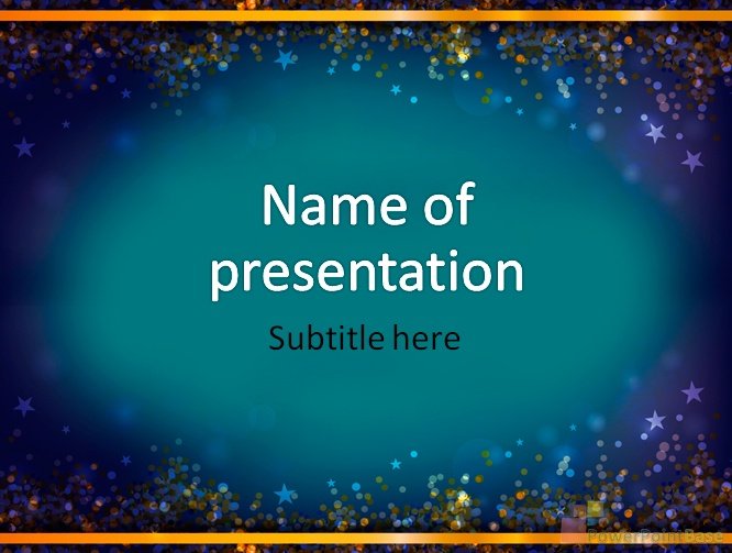Yuklab olish Bayramona PowerPoint shabloni ¹764 taqdimot uchun bepul